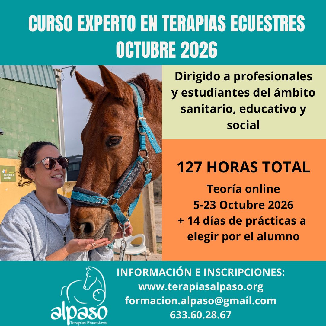 14 edicion de curso expero en terapias ecuestres